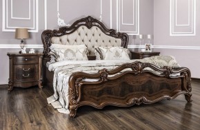 Кровать двуспальная Илона с мягким изголовьем (1800) караваджо в Тавде - tavda.ok-mebel.com | фото