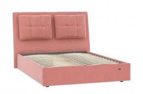 Кровать Ester 1600 с основанием и ПМ (Ультра коралл) Модель 311 в Тавде - tavda.ok-mebel.com | фото