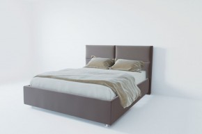 Кровать Корсика с ПМ 1200 (велюр темно-серый) в Тавде - tavda.ok-mebel.com | фото 2
