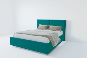 Кровать Корсика с ПМ 800 (велюр бирюзовый) в Тавде - tavda.ok-mebel.com | фото 2