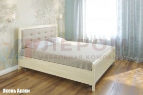 Кровать КР-2034 с мягким изголовьем в Тавде - tavda.ok-mebel.com | фото 2