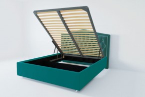 Кровать Нягань с ПМ 1200 (велюр бирюзовый) в Тавде - tavda.ok-mebel.com | фото