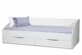 Кровать одинарная "Фея - 3" симметричная New (2000Х900) белая в Тавде - tavda.ok-mebel.com | фото