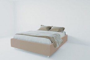 Кровать Подиум с ПМ 1200 (велюр серый) в Тавде - tavda.ok-mebel.com | фото 1