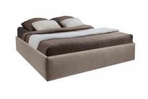 Кровать Подиум с ПМ 1400 (велюр серый) в Тавде - tavda.ok-mebel.com | фото 1
