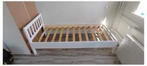 Кровать полутораспальная Белая эмаль в Тавде - tavda.ok-mebel.com | фото 2