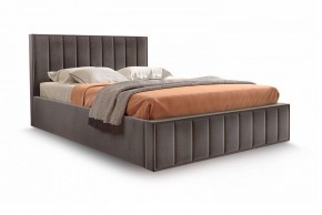 Кровать "Вена" 1400 СТАНДАРТ Вариант 3 Мора коричневый + бельевой ящик с кроватным основанием и подъемным механизмом в Тавде - tavda.ok-mebel.com | фото