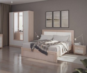 Кровать 1.6 Глэдис М31 с настилом и мягкой частью (ЯШС/Белый) в Тавде - tavda.ok-mebel.com | фото 4