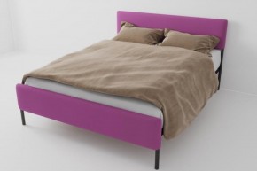 Кровать Стандарт Мини с ортопедическим основанием 1200 (велюр розовый) в Тавде - tavda.ok-mebel.com | фото