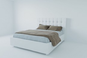 Кровать Венеция с ПМ 1200 (экокожа белая) в Тавде - tavda.ok-mebel.com | фото 2