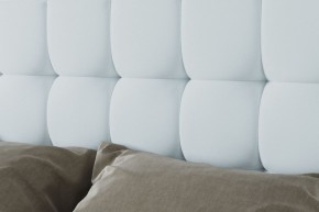 Кровать Венеция с ПМ 1800 (экокожа белая) в Тавде - tavda.ok-mebel.com | фото 3