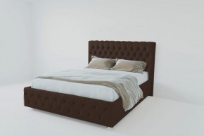 Кровать Версаль 1200 без основания (экокожа коричневый) в Тавде - tavda.ok-mebel.com | фото