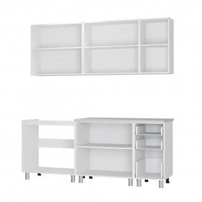Кухня Рио 2.0 (Белый/F02) в Тавде - tavda.ok-mebel.com | фото 2