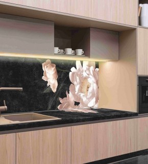 Кухонный фартук со столешницей (А-05) в едином стиле (3050 мм) в Тавде - tavda.ok-mebel.com | фото