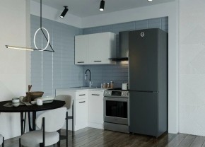 Кухонный гарнитур Белый Глянец 1000*1000 (Стол. 26мм) в Тавде - tavda.ok-mebel.com | фото
