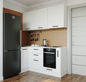 Кухонный гарнитур Белый Глянец 1000*1800 (Стол. 38мм) в Тавде - tavda.ok-mebel.com | фото