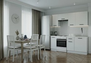 Кухонный гарнитур Белый Глянец 2000 (Стол. 38мм) в Тавде - tavda.ok-mebel.com | фото