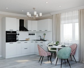 Кухонный гарнитур Белый Глянец 2400*1600 (Стол. 26мм) в Тавде - tavda.ok-mebel.com | фото