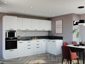 Кухонный гарнитур Белый Глянец 3200*1400 (Стол. 26мм) в Тавде - tavda.ok-mebel.com | фото