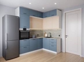 Кухонный гарнитур Фьюжн 2200*1700 (Стол. 38мм) в Тавде - tavda.ok-mebel.com | фото