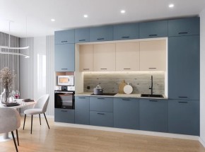 Кухонный гарнитур Фьюжн 3400 (Стол. 38мм) в Тавде - tavda.ok-mebel.com | фото