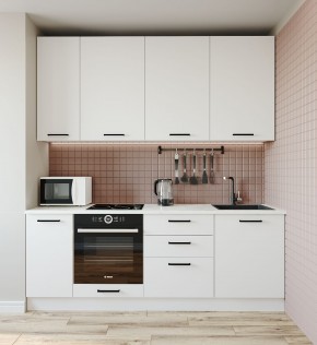 Кухонный гарнитур Жемчуг 2200 (Стол. 26мм) в Тавде - tavda.ok-mebel.com | фото 2