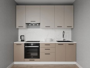 Кухонный гарнитур Каппучино 2400 h950 (Стол. 26мм) в Тавде - tavda.ok-mebel.com | фото
