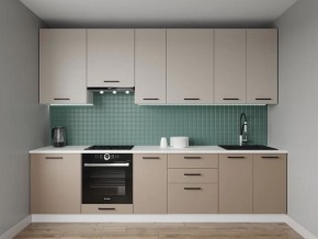 Кухонный гарнитур Каппучино 3000 h950 (Стол. 38мм) в Тавде - tavda.ok-mebel.com | фото