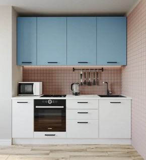 Кухонный гарнитур Капри 2200 h950 (Стол. 38мм) в Тавде - tavda.ok-mebel.com | фото