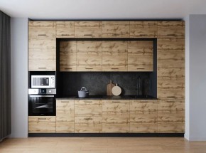 Кухонный гарнитур Крафт 3400 (Стол. 26мм) в Тавде - tavda.ok-mebel.com | фото