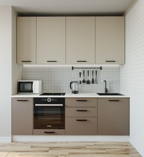 Кухонный гарнитур Латте 2200 (Стол. 26мм) в Тавде - tavda.ok-mebel.com | фото