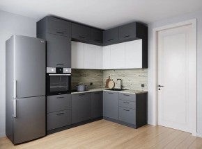 Кухонный гарнитур Меренга 2200*1700 (Стол. 26мм) в Тавде - tavda.ok-mebel.com | фото