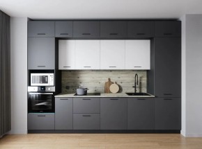 Кухонный гарнитур Меренга 3400 (Стол. 26мм) в Тавде - tavda.ok-mebel.com | фото