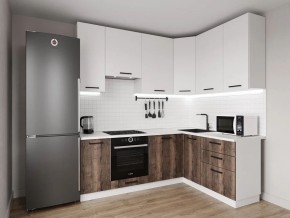 Кухонный гарнитур Старое Дерево 2200*1600 h950 (Стол. 26мм) в Тавде - tavda.ok-mebel.com | фото