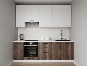 Кухонный гарнитур Старое Дерево 2400 h950 (Стол. 26мм) в Тавде - tavda.ok-mebel.com | фото