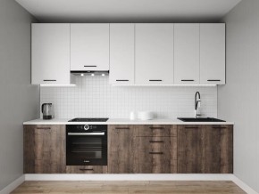 Кухонный гарнитур Старое Дерево 3000 h950 (Стол. 38мм) в Тавде - tavda.ok-mebel.com | фото