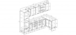 Кухонный гарнитур Старое Дерево 3200*1400 (Стол. 38мм) в Тавде - tavda.ok-mebel.com | фото 2