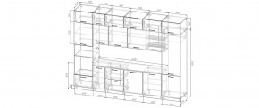 Кухонный гарнитур Старое Дерево 3400 (Стол. 38мм) в Тавде - tavda.ok-mebel.com | фото 2