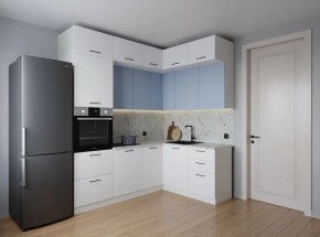 Кухонный гарнитур угловой Капри 2200*1700 (Стол. 38мм) в Тавде - tavda.ok-mebel.com | фото