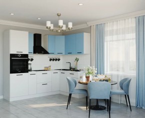 Кухонный гарнитур угловой Капри 2400х1600 (Стол. 38мм) в Тавде - tavda.ok-mebel.com | фото