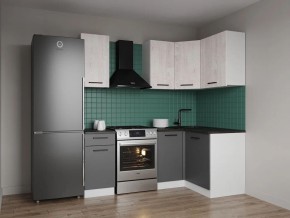 Кухонный гарнитур угловой Санторини 2000*1200 (Стол. 26мм) в Тавде - tavda.ok-mebel.com | фото