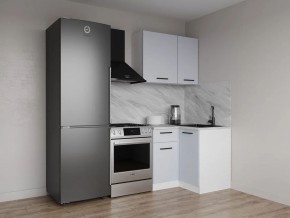 Кухонный гарнитур угловой Смоки 1000*1000 (Стол. 38 мм) в Тавде - tavda.ok-mebel.com | фото