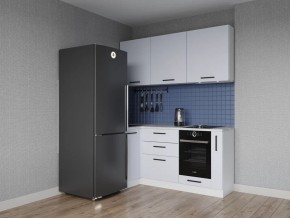 Кухонный гарнитур угловой Смоки 1000*1800 (Стол. 38 мм) в Тавде - tavda.ok-mebel.com | фото