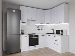 Кухонный гарнитур угловой Смоки 2200*1600 h950 (Стол. 26мм) в Тавде - tavda.ok-mebel.com | фото