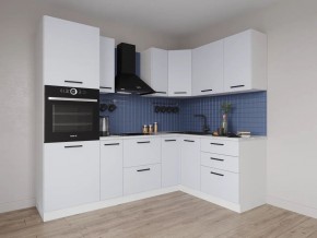 Кухонный гарнитур угловой Смоки 2400*1600 (Стол. 38мм) в Тавде - tavda.ok-mebel.com | фото