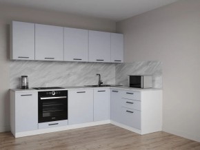 Кухонный гарнитур угловой Смоки 2600*1600 (Стол. 38 мм) в Тавде - tavda.ok-mebel.com | фото