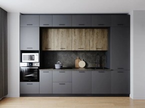 Кухонный гарнитур Умбра 3400 (Стол. 26мм) в Тавде - tavda.ok-mebel.com | фото