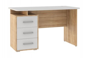 ЛАЙТ 2 Стол компьютерный (1200)  дуб сонома/белый в Тавде - tavda.ok-mebel.com | фото