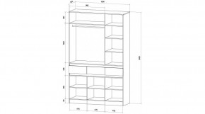 ЛЕНОРА Спальный гарнитур (модульный) кашемир в Тавде - tavda.ok-mebel.com | фото 9