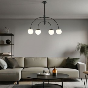 Люстра на штанге Eurosvet Cenacolo 30179/4 черный в Тавде - tavda.ok-mebel.com | фото 2